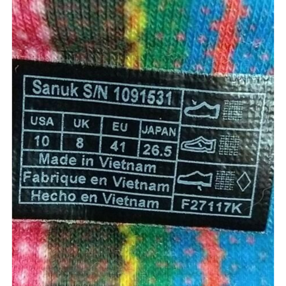 SOLD**Sanuk Serape Yoga Mat Sling Back Flip Flops Comfort Sandals Womens Size 10 - Picture 2 of 9
